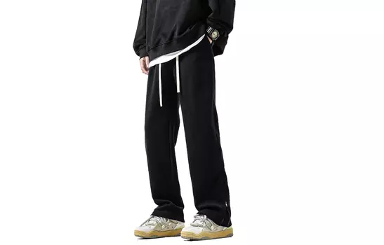 Pxry Повседневные брюки унисекс, Черный