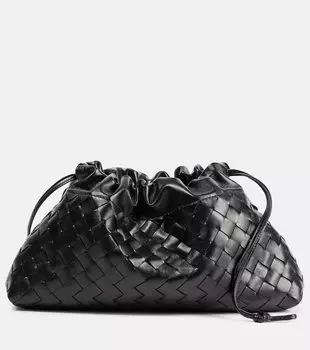 Пыльник для клатча Soire Medium Intrecciato Bottega Veneta, Black-M Brass