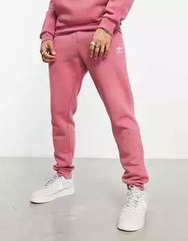 Пыльно-розовые джоггеры с логотипом adidas Originals Trefoil Essentials