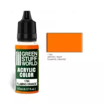 Пылающий оранжевый, Paint - Acrylic Color Paint - 17ml (Green Stuff World)