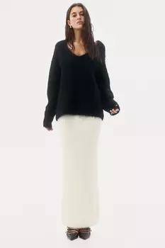 Пышная юбка H&M, бежевый