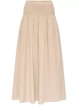 Пышная юбка миди rag & bone, бежевый
