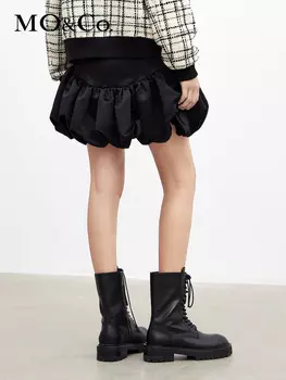 Пышная юбка Moco короткая, черный