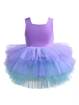 Пышное платье Lilian с квадратным вырезом Mimi Tutu, фиолетовый