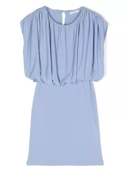 Пышное платье мини Miss Grant Kids, синий