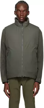 Пышный жилет цвета хаки Goldwin