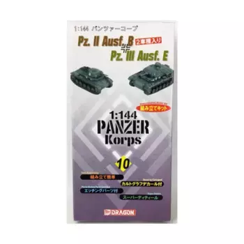 Пз. II Аусф. Б/Пз. III Аусф. Э, Panzer Korps Series (1:144)