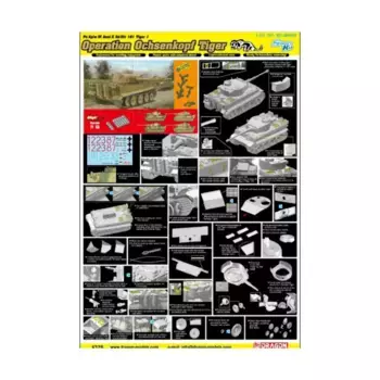 Pz.Kpfw VI Ausf.E Sd.Kfz 181 Operation Ochsenkopf Tiger I, Dragon Models - '39 to '45 Series - Germany (1:35)