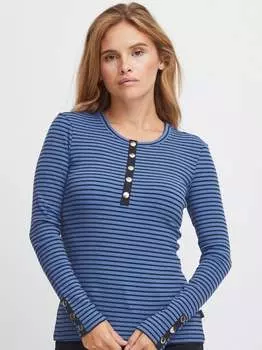 Пжавана с длинным рукавом Pulz Jeans, синий