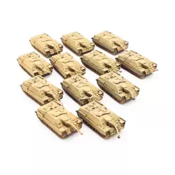 PzJag IV, коллекция №4, WWII Micro Armour - Germany - Loose Miniatures (1:285)