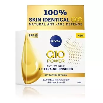 Q10 Power против морщин + экстрапитательный дневной крем Spf15, Nivea