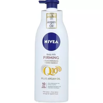 Q10+ Укрепляющее молочко для тела с аргановым маслом, 400 мл, Nivea