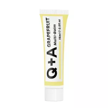 Q+A, Grapefruit Multi-Balm, Многофункциональный бальзам с маслом грейпфрута, 15мл