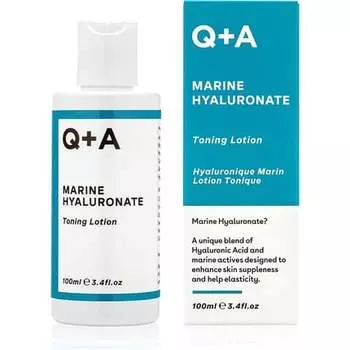 Q+A Marine Hyaluronate Тонизирующий лосьон с гиалуроновой кислотой и морскими активами 100 мл