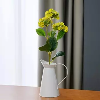 Q-Art Декоративный бутон гортензии - Желтый - 69 см