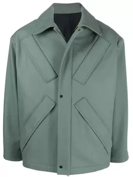 Qasimi парка с карманами, зеленый