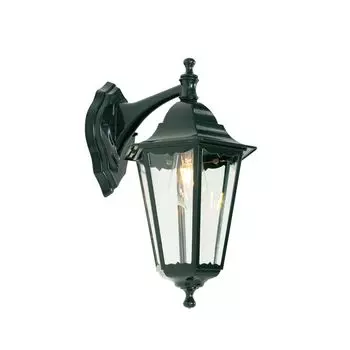QAZQA - Classic I Antique Classic уличный настенный фонарь темно-зеленый IP44 - New Orleans Down I Наружное освещение - алюминиевый круглый - подходит для светодиодов E27