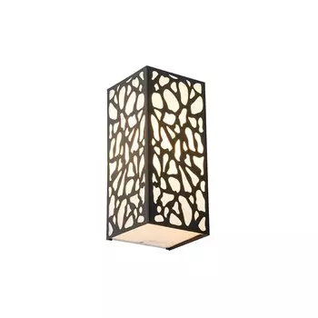 QAZQA - Classic I Antique Classic уличный настенный светильник, черный IP44 - Nicole I Наружное освещение - Алюминиевый прямоугольный светильник - Подходит для светодиодов E27