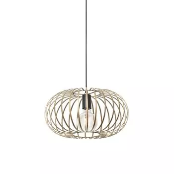 QAZQA - Дизайнерский подвесной светильник I Подвесной светильник I Подвесной светильник золото I Латунь - Йоханна I Гостиная I Спальня - круглая сталь - Подходит для светодиодов E27