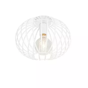 QAZQA - Дизайнерский потолочный светильник I потолочный светильник I лампа I свет белый 30 см - Йоханна I гостиная I спальня - круглая сталь - светодиод подходит E27