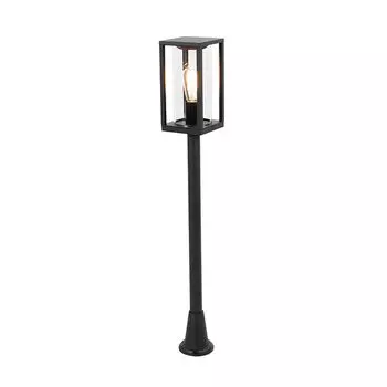 QAZQA - Индустрия дизайна I Vintage I Уличный фонарь черный 100 см IP44 - Charlois I Наружное освещение - Продолговатый алюминий - Подходит для светодиодов E27