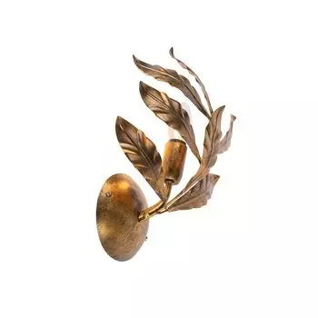 QAZQA — Классический I Антикварный винтажный настенный светильник Античное золото I Латунь — Липа I Гостиная I Спальня — Органическая сталь — Подходит для светодиодов E14