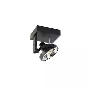 QAZQA — Modern Modern морилка черная — Master 111 I Гостиная I Спальня — Продолговатый алюминий — Подходит для светодиодов GU10, черный