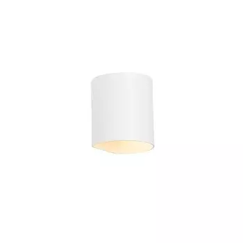 QAZQA - Настенный светильник современный белый - Sabbio I гостиная I спальня I Up I Down - алюминиевый цилиндр - светодиод подходит G9