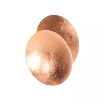 QAZQA - Настенный светильник современный, медный - Sunrise I гостиная I спальня - стальной круглый - подходит для светодиодов G9, медь