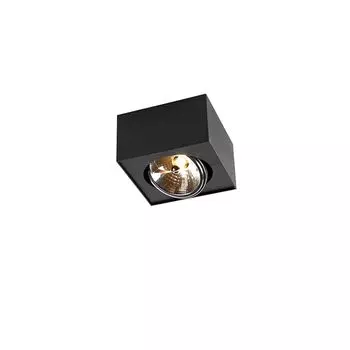 QAZQA — Современный дизайн спота, черный квадрат — Kaya I гостиная I спальня — алюминиевый квадрат — светодиод подходит G9