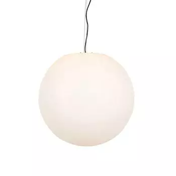 QAZQA - Современный подвесной светильник для наружного освещения I Подвесной светильник I Подвесной светильник белый 56 см IP65 - Наружное освещение Nura I - пластиковый шар I сферический - Подходит для светодиодов E27