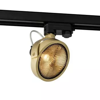 QAZQA — Современный Современный 3-фазный трековый прожектор I Прожектор I Потолочный прожектор I Потолочный прожектор I Прожектор I Лампа I Светлое золото I Латунь — Master 111 Honey I Гостиная I Спальня — Алюминиевый круглый — LE