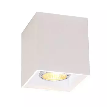 QAZQA - Современный современный точечный белый цвет - Qubo 1 I гостиная I спальня - алюминиевый куб I квадрат - светодиод подходит GU10