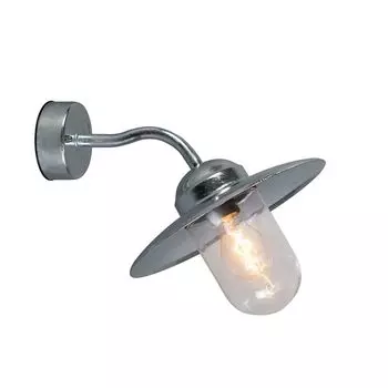 QAZQA - Загородный дом I Винтажный умный настенный светильник для наружного освещения, цинк IP44, включая Wi-Fi A60 - Диммер Мюнхена I С регулируемой яркостью I Наружное освещение - Цинк круглый I Шар I Сферический - Подходит для светодиодов E27...