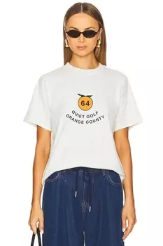 Qgoc футболка Quiet Golf, white