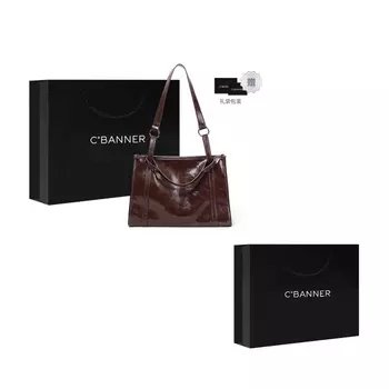 Qianbaidu C°Banner C°BANNER Женская сумка через плечо, Коричневый