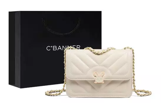 Qianbaidu C°Banner C°BANNER Женская сумка через плечо, Зелёный с белым - 11727