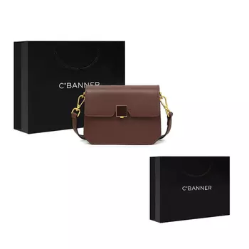 Qianbaidu C°Banner C°BANNER Женская сумка через плечо, Коричневый - 30797
