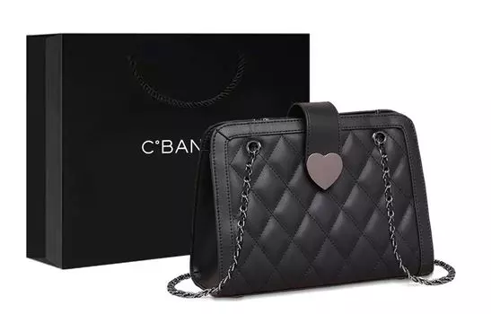 Qianbaidu C°Banner C°BANNER Женская сумка через плечо, Черный - 11819