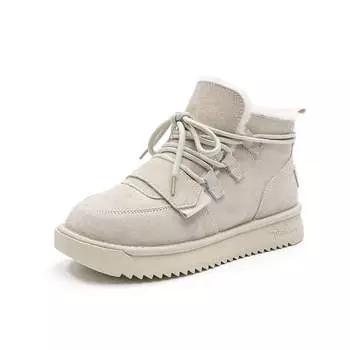 Qianbaidu C°Banner Женские зимние ботинки C°BANNER, На подкладке из верблюжьего флиса