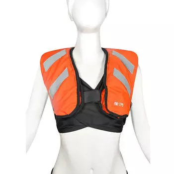 QINGHONG надувной спасательный жилет для взрослых, спасательный жилет для подводного плавания и плавания, оранжевый спасательный жилет, дрейфующий жилет плавучести