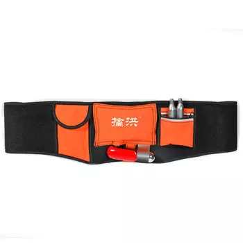 QINGHONG надувной уличный самоспасательный пояс против утопления EPE надувной спасательный круг надувной пояс оранжевый + черный