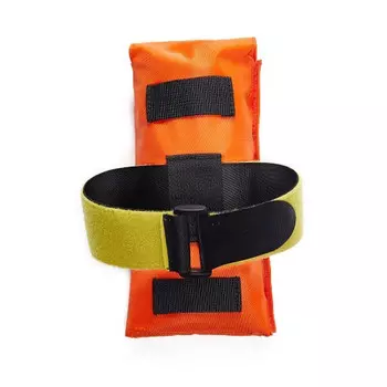 QINGHONG противоутопленный аварийно-спасательный портативный автоматический надувной спасательный круг оранжевого цвета при столкновении с водой