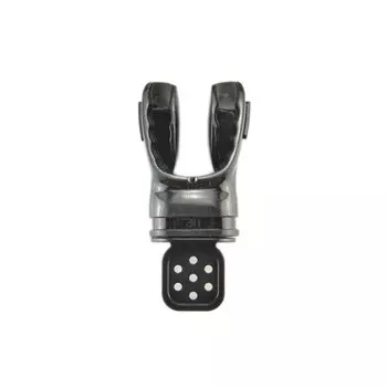 QINGHONG термопластичный силиконовый мундштук, дыхательная трубка второй ступени, термоформуемый, черный, один размер подходит всем