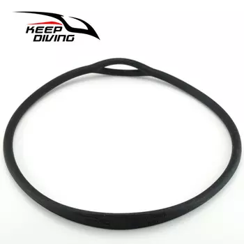 QINGHONG вторичный ошейник для дайвинга, силиконовый подвесной воротник на шею, запасной регулятор дыхания, фиксированный, навыки глубокого дайвинга, черный