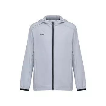 Qingmu Тренчкот мМжской Голубино-серый Lining