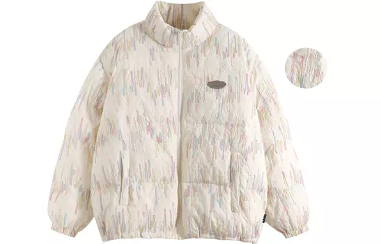 Qisenyar Стеганая куртка унисекс, Бежевый