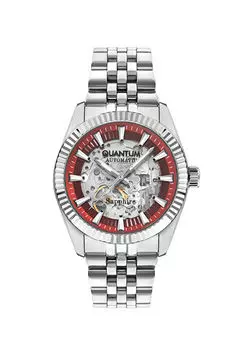 Qmg1092.380 цветные стальные мужские наручные часы Quantum, серебряный