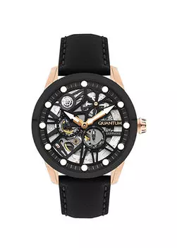 Qmg1120.851 стальные мужские наручные часы Quantum, черный