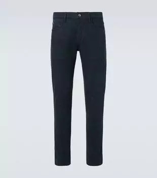 Quarona прямые джинсы средней посадки Loro Piana, темно-синий